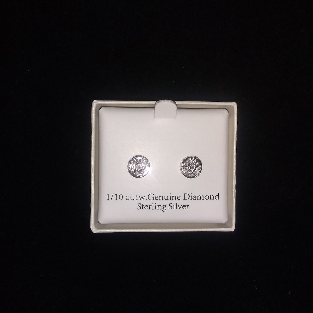 Genuine Diamond studed Earrings